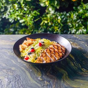 Caesar salad with grilled chicken