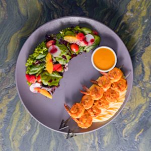Grilled shrimp