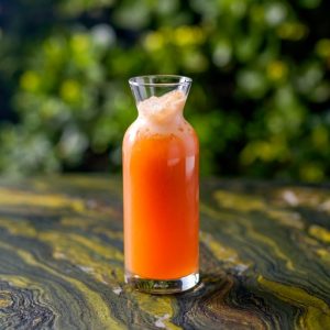 Yellow apple juice